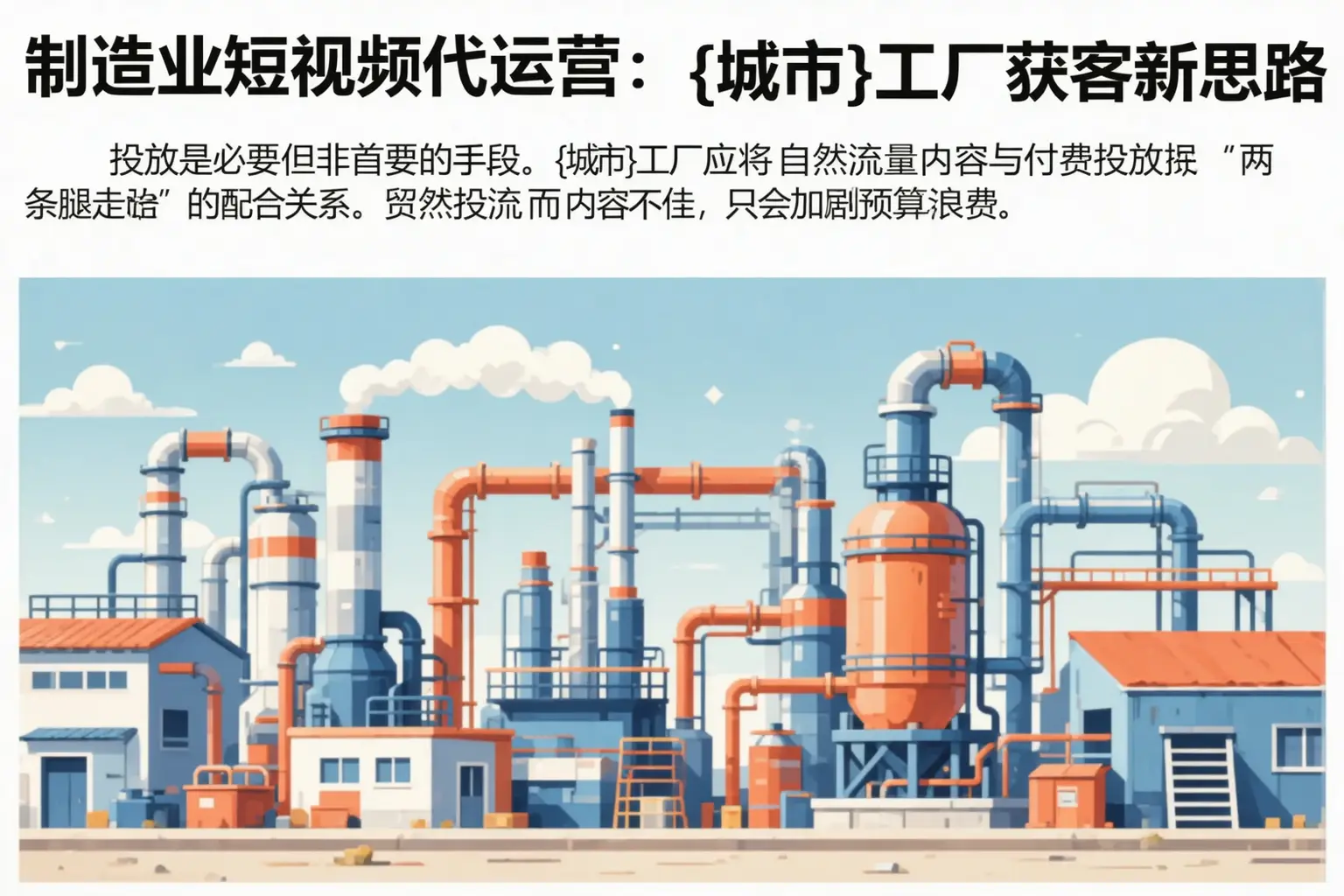 制造业短视频代运营：奎文工厂获客新思路